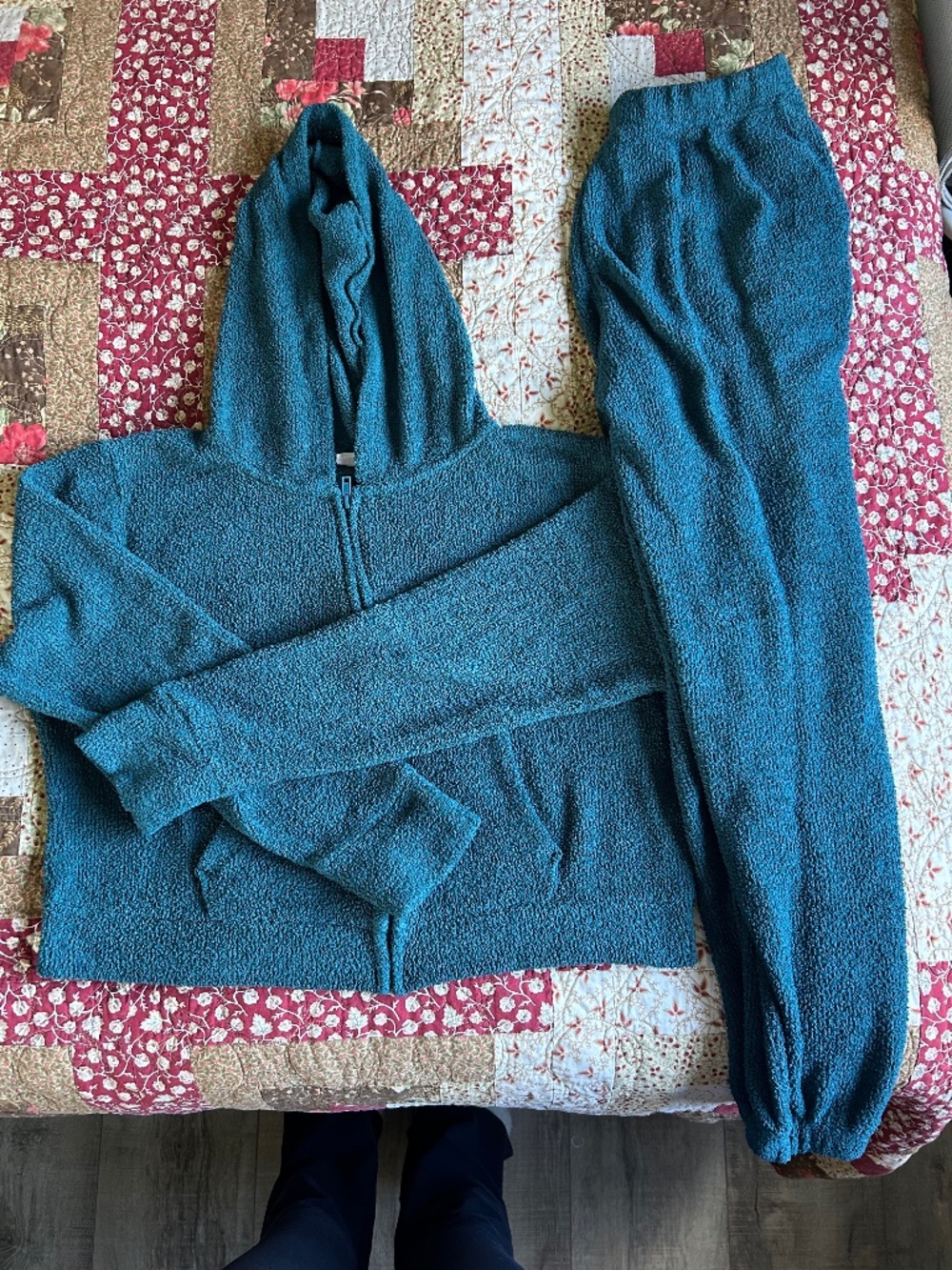 Terry Knit Matching Jogger Set